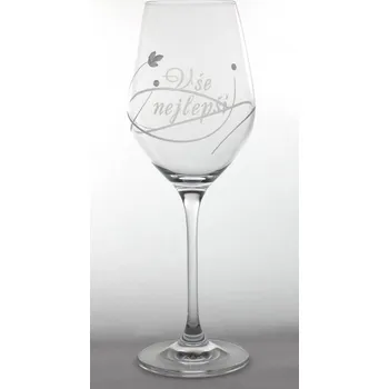 Sklenice Sklenice na víno VÝROČÍ vše nej SWAR