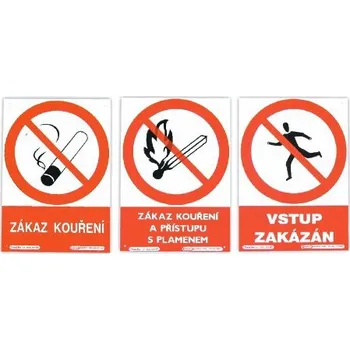 Bezpečnostní tabulky - Sklad hořlavých kapalin