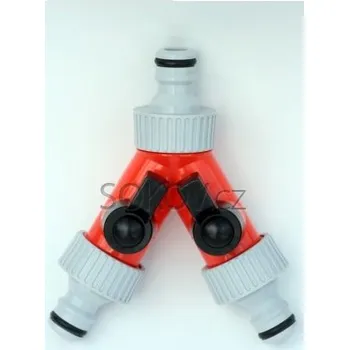 Rozbočka "Y" 3 x čep s uzávěry SIROFLEX