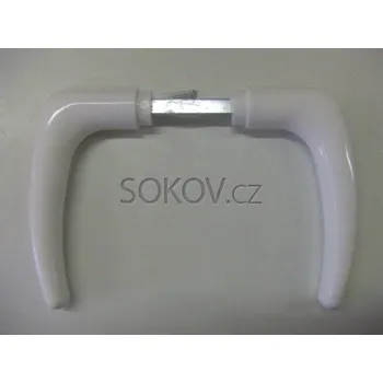 Nábytkové kování Klika KLASIK s trnem - pár bílá