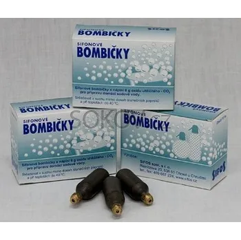 Příprava sody Bombička - náplň CO2 krabička