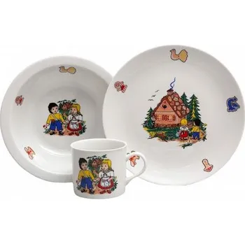 Talíř Souprava dětská Cairo I. 3/1 Jeníček a Mařenka pohádka