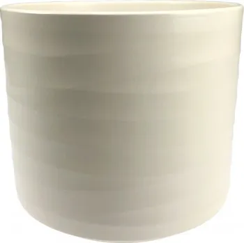 Květináč Obal keram. Wave pr. 20cm krémová matt