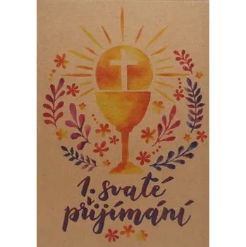 Přáníčko BeBechy – recyklovaný papír - Přijímání