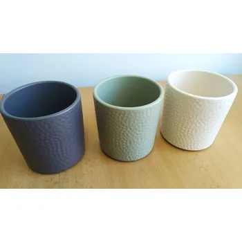 Květináč Obal keramický válec pr. 12 cm mix barev
