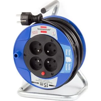 Prodlužovací kabel Kabel prodlužovací na bubnu 4 zásuvky 15 m 230V IP20