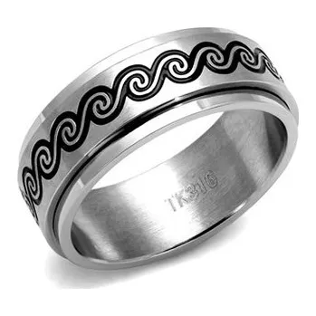 Prsten OPR1941-60 Pánský ocelový prsten TRIBAL