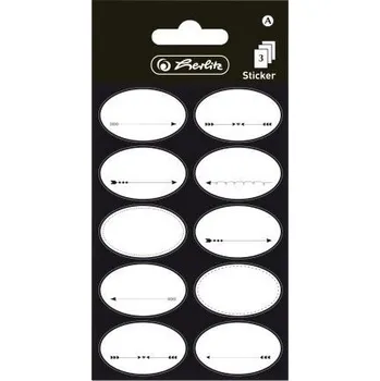 Sešit Etikety Just Black