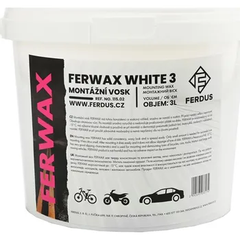 Sada na opravu pneumatiky Montážní vosk FERWAX WHITE 3