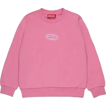 Chlapecká mikina Dětská bavlněná mikina Diesel SVALSY SWEAT-SHIRT J02417 růžová 30X, vel. 120