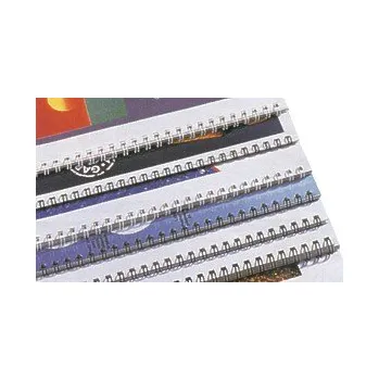 Vázací hřbet Hřeben kovový 4,8 mm - bílá