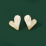 JAY Elegantní náušnice se zirkony Veronica JAY-0090-F01-409 Zlatá