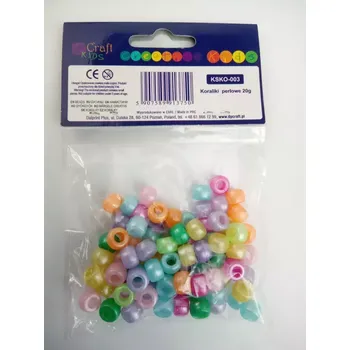 Dětské navlékací korálky Vyrobeno v PRC Korálky perlové 20 g