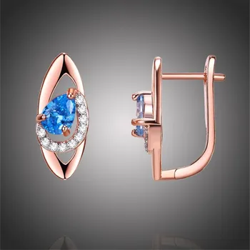 Náušnice Éternelle Náušnice Swarovski Elements Melissa E-KZCE300 Modrá