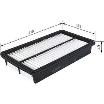 Vzduchový filtr Vzduchový filtr BOSCH F 026 400 495