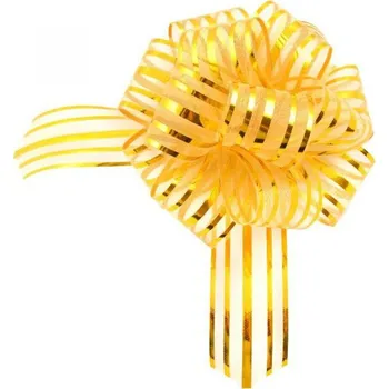 Stuha Stuha stahovací LUX 5cm/135cm ZLATÁ