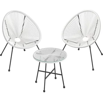 Zahradní sestava Balkonový nábytek, 3dílná sada zahradního nábytku Acapulco song