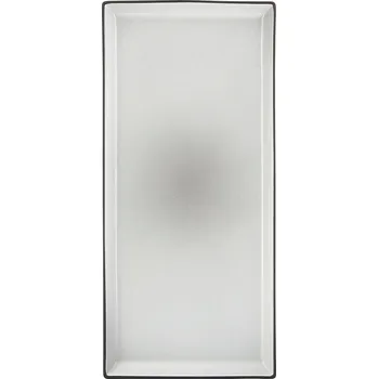 Talíř Servírovací talíř EQUINOXE 32,5 x 15 cm, pepřová bílá, REVOL - doprava zdarma od 2999 Kč