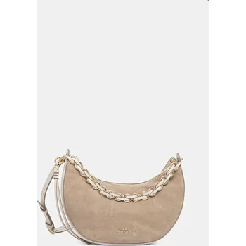 Semišová kabelka Tommy Hilfiger AW0AW17537 béžová 80X, vel. ONE SIZE