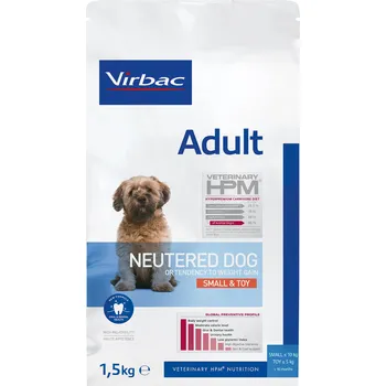 Krmivo pro psa VIRBAC HPM VET HPM Adult Neutered Dog Small & Toy 1,5kg