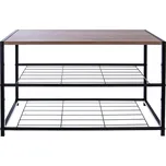 ORION Botník kov/dřevo 2 patra