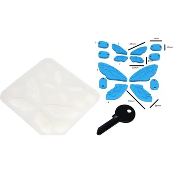 Silikonová forma na šperky 220-1 Motýl Trojúhelník 02 XC0506-159 95x85mm