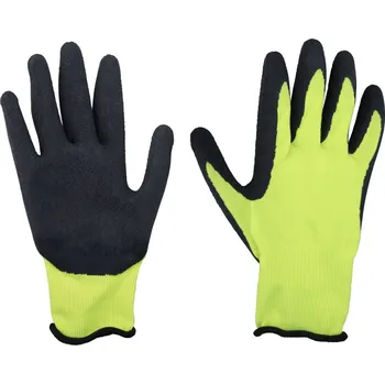 Pracovní rukavice Rukavice nylonové, bezešvé, polomáčené v latexu, velikost 10"