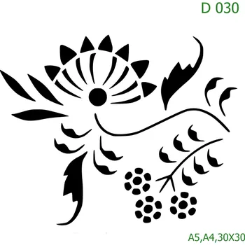 Šablona D 030 - A4 , Lepící fólie