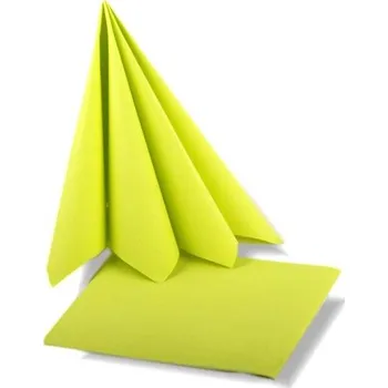 Papírový kapesník Ubrousky Duni 40x40 - kiwi, 5ks