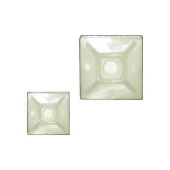 Počítač Držák stahovací pásky plochý 25x25mm bílý