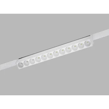 Bodové svítidlo Led2 Lištové natáčecí LED svítidlo MAGLASER II TILT, DALI 12W pro 48V systém MAG Barva: Bílá, Teplota světla: 4000K - denní bílá, Stmívání, řízení: DALI