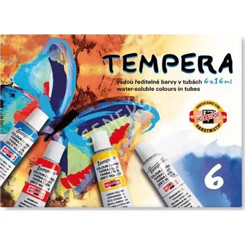 Vodová barva Temperové barvy 6 odstínů