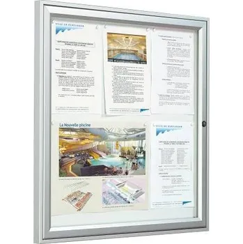 Venkovní vitrína Tradition-eloxované - 1050 x 750 - 9 A4