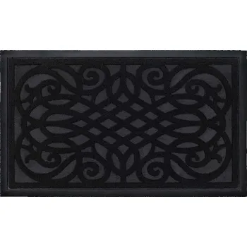 Rohožka Gumová rohožka - předložka TIVOLI ORNAMENT černá 40x60 cm, 45x75 cm MultiDecor Rozměr: 40x60 cm