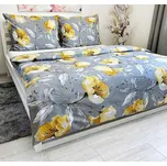 Krepové povlečení Zlatý rozkvět rozměr povlečení cm: 220x200,2 ks 70x90
