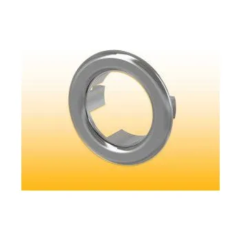 Rozetka - krytka přepadu umyvadla pr.24 pochromovaný plast