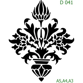 Šablona D 041 - A4 , Lepící fólie