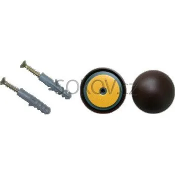 Těsnění do okna a dveří Zarážka dveřní hnědá