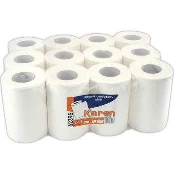 Papírový ručník Papírové ručníky 1vrst. bílé 13 cm-1ks