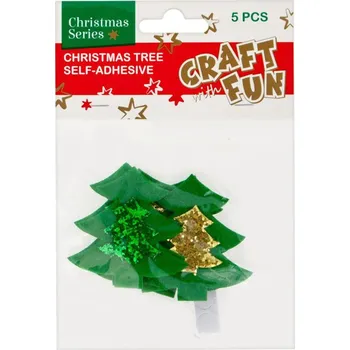 Vánoce Ozdoba stromečky plstěné CFBN71