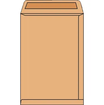 Obálka Obchodní taška C5 hnědá navlhčovací recyklovaná - 25ks