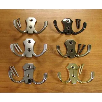 Věšák Věšák ROMANA II půlvěšák - stará mosaz