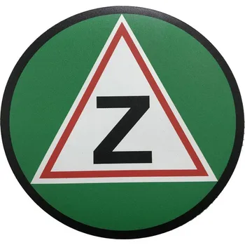 Samolepicí dekorace na vozidlo Siscar Začátečník magnetická 14 cm