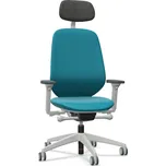 Sedus kancelářská židle se:kit SN-102 šedá s podhlavníkem TYP KOLEČEK: na koberec, BARVA POTAHU: CSE38 ERA Allowance Light Blue