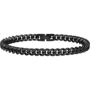 Náramek Daniel Dawson Ocelový náramek Eugenio - 8 mm řetízek, chirurgická ocel NR2205-BR-1704B/18 Černá 18 cm