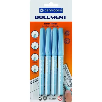 Liner Centropen 2631, sada 4 ks blistr