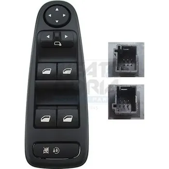 Autoelektrika MEAT & DORIA Panel ovládání oken a zrcátek u řidiče pro Citroën C4 Picasso a C4 Grand Picasso (6554YC)