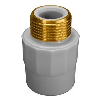 Vodovodní potrubí Přechod PPR kovový závit vnější 20 x1/2"