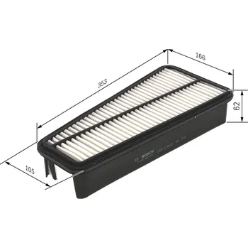 Vzduchový filtr Vzduchový filtr BOSCH F 026 400 302