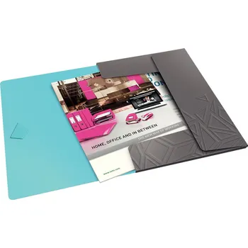 Archivační box Desky na spisy Leitz UrbanChic, PP A4 - tmavě šedá